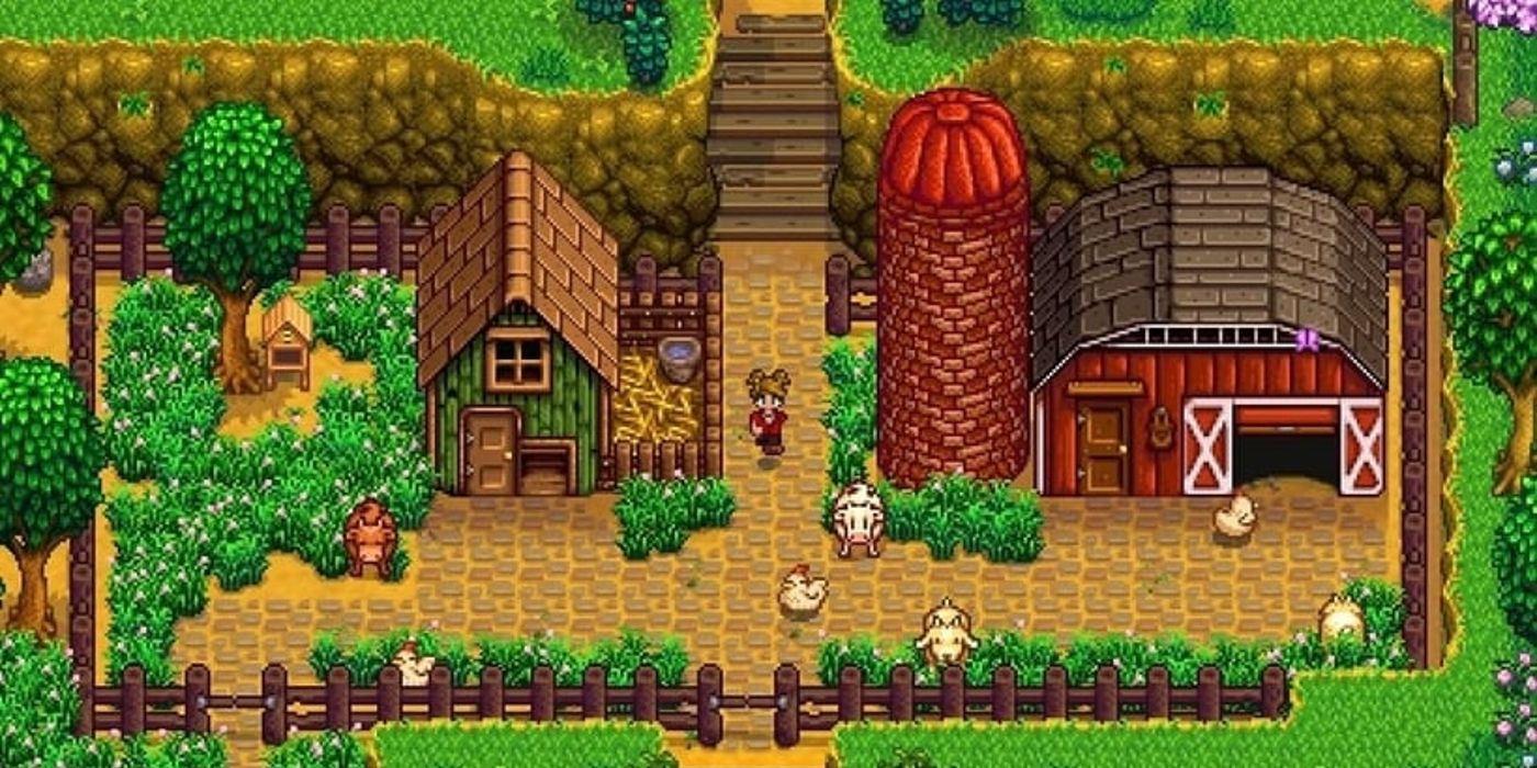 Image of a Animal Farm From Stardew Valley