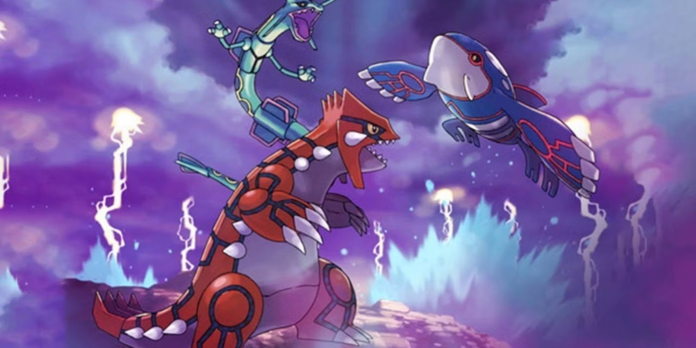 Image of Groudon, Kyogre, & Rayquaza