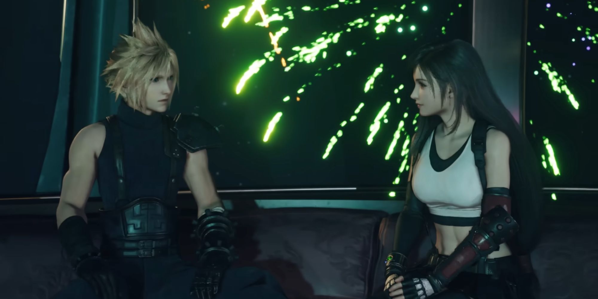 Final Fantasy 7 Rebirth Cloud and Tifa Gold Saucer Date