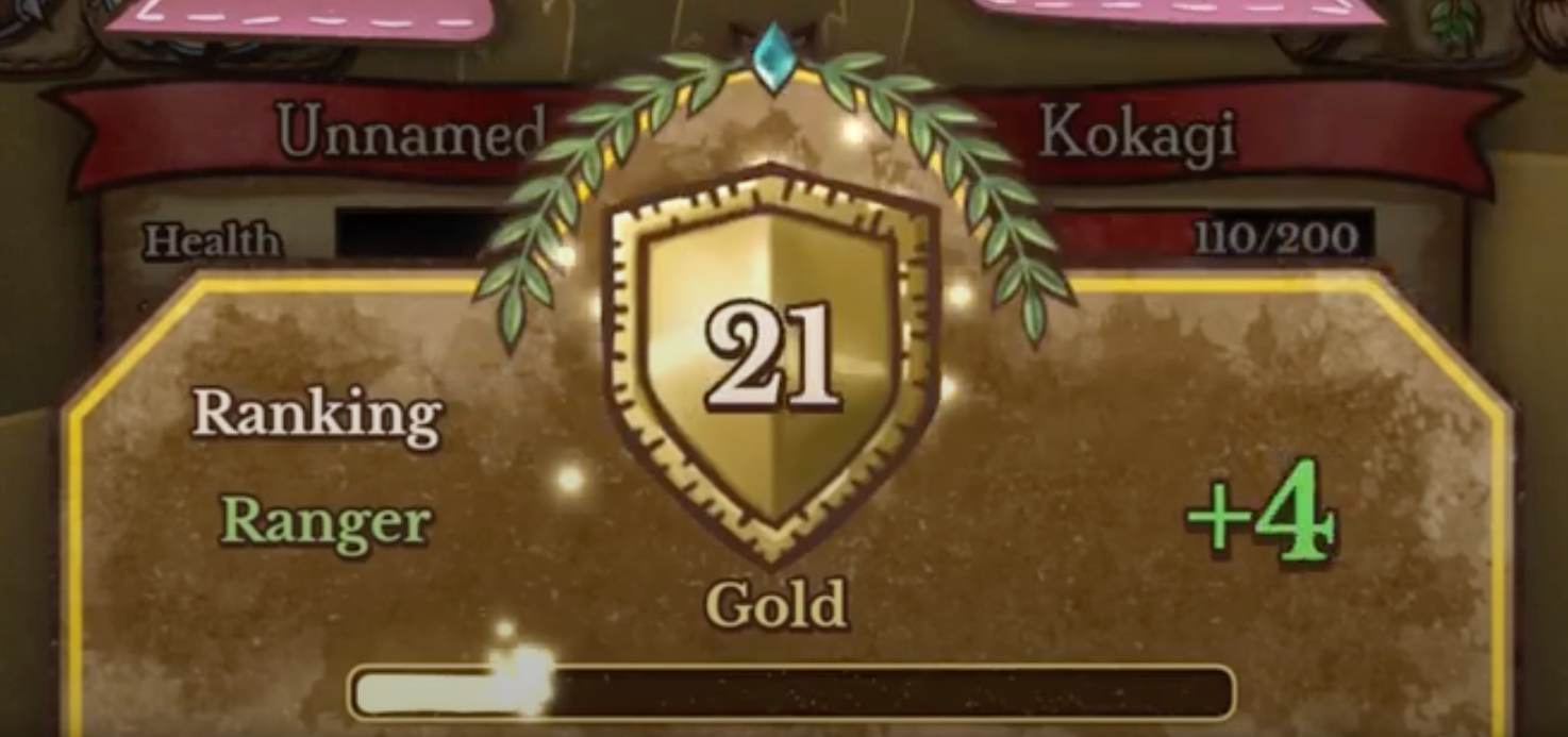 Gold rank on backpack battles