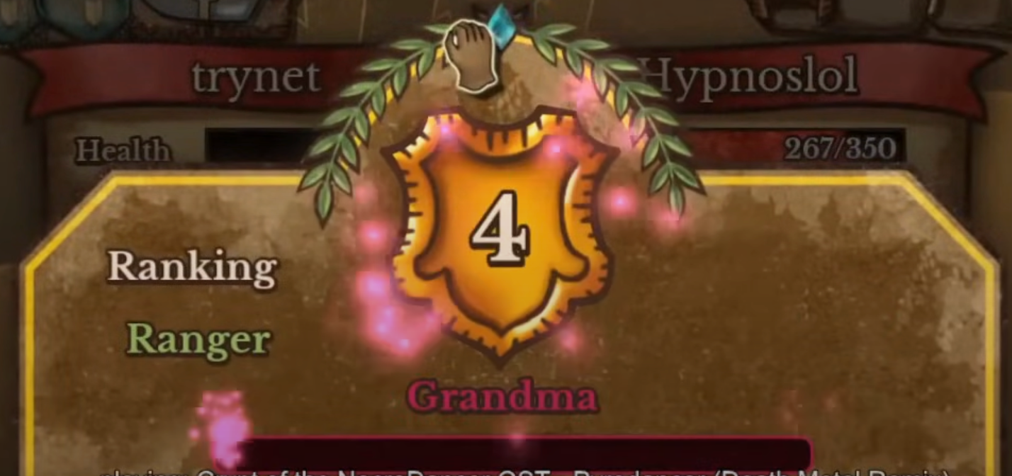 Grandma Rank in Backpack Battles