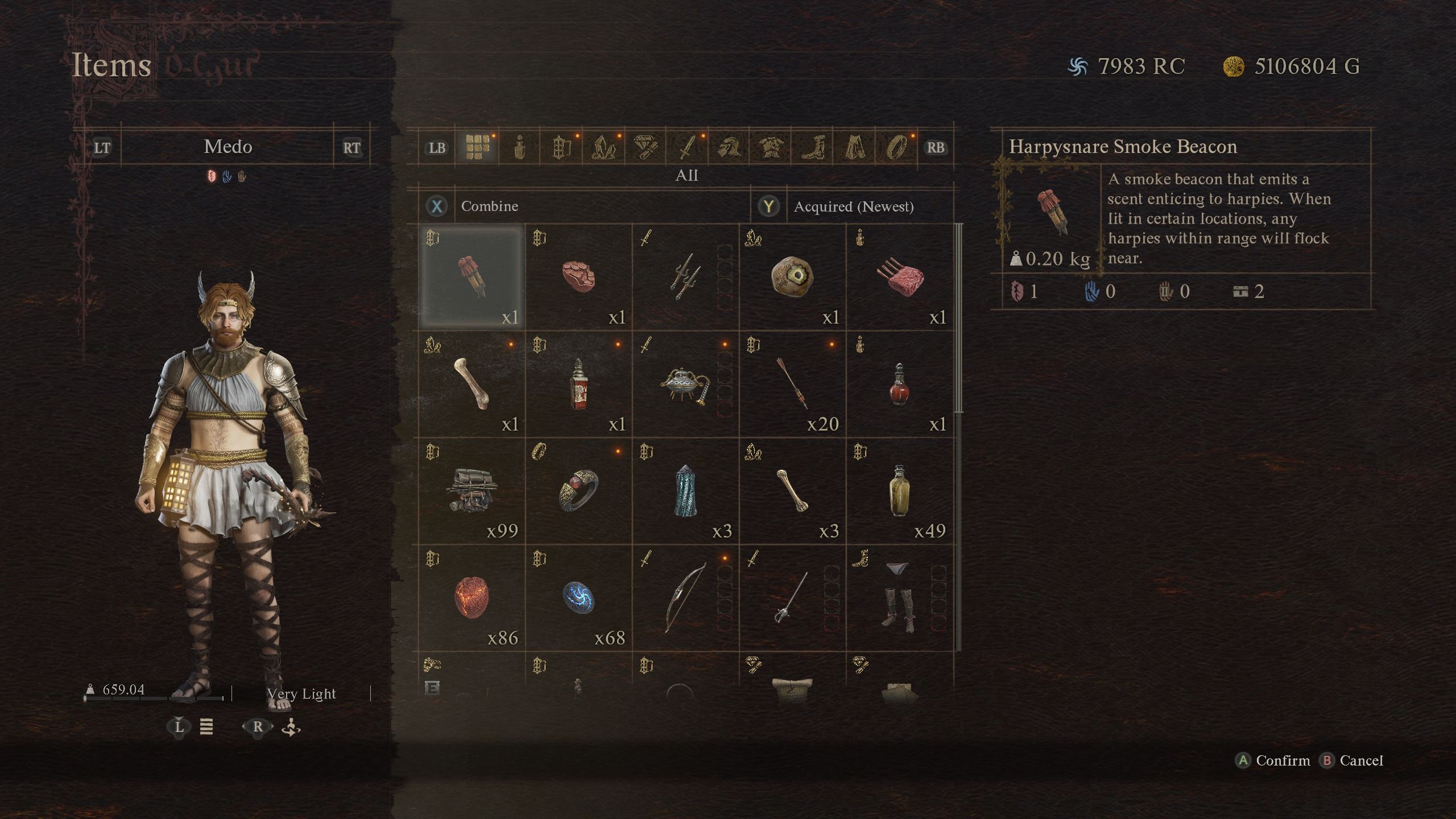 Harpysnare Smoke Beacon item - Dragon&rsquo;s Dogma 2