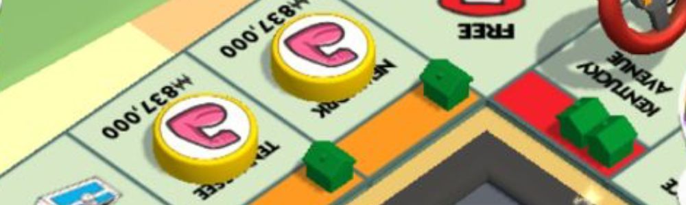 Board tiles with Girl Power Event pickups in Monopoly Go