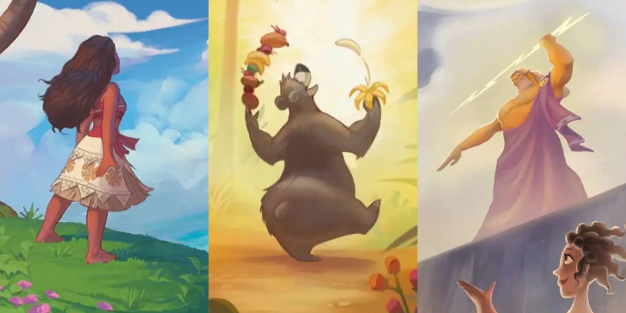 inklands best songs featuring how far i'll go, bare necessities, and and then along came zeus