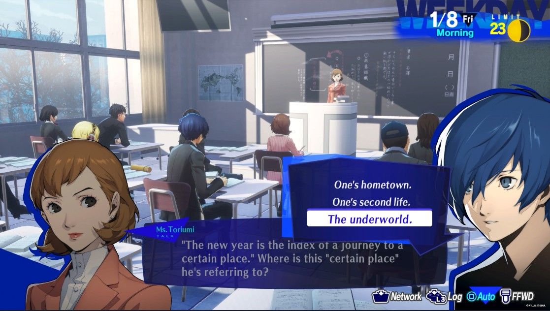 january p3r classroom answers persona 3 reload