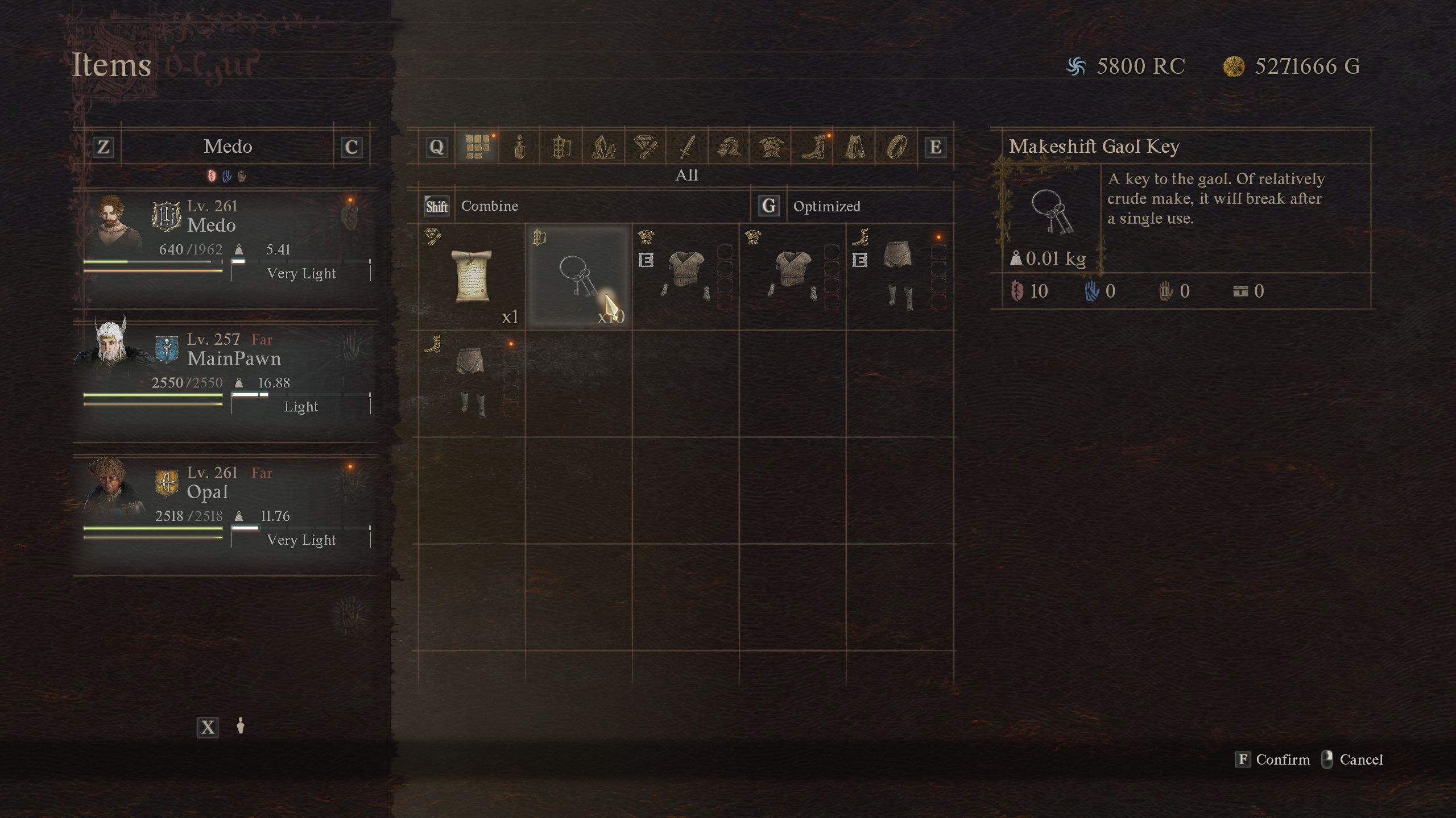 Makeshift Gaol Key item - Dragon&rsquo;s Dogma 2