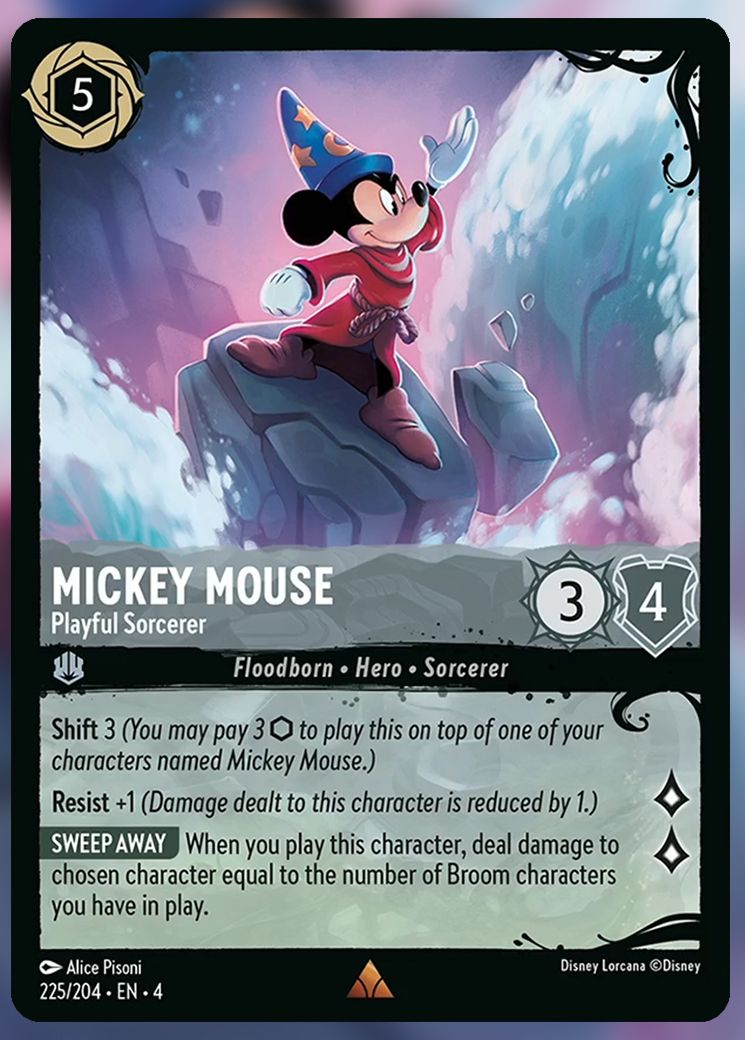 Mickey Mouse, Playful Sorcerer-1