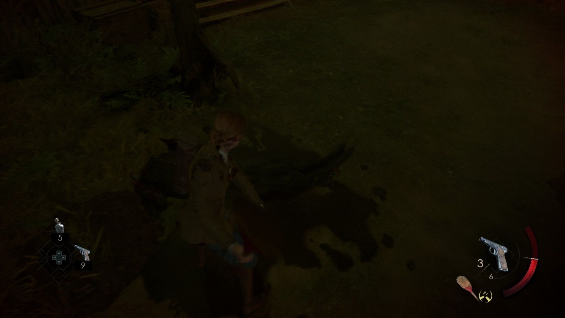 Emily defeating an enemy using an Oar in Alone In The Dark.