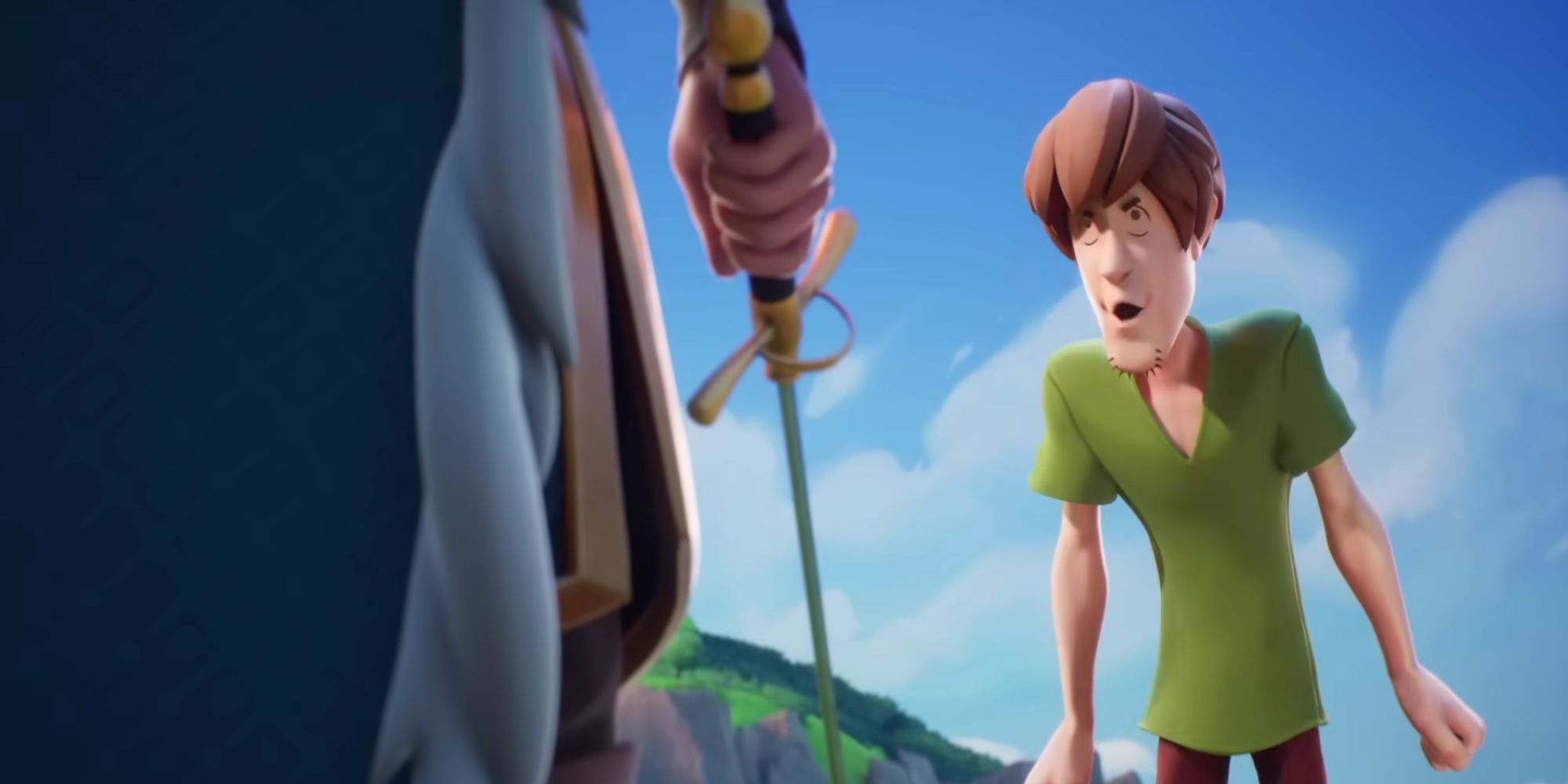 Shaggy getting mad at Arya in MultiVersus.