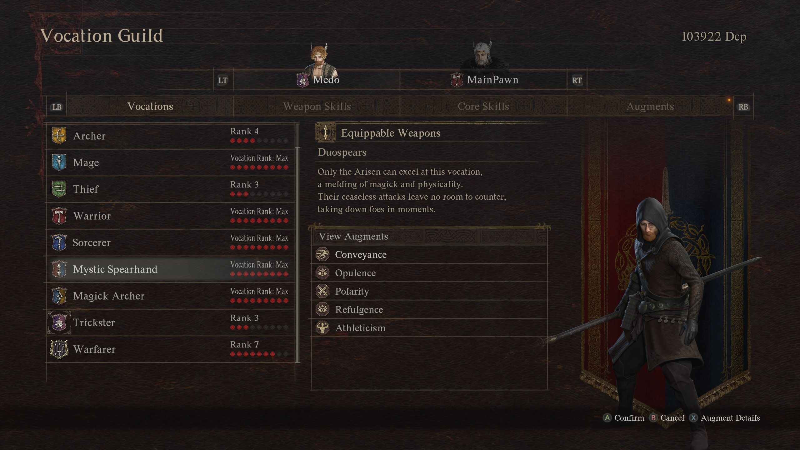Mystic Spearhand Augments - Dragon&rsquo;s Dogma 2