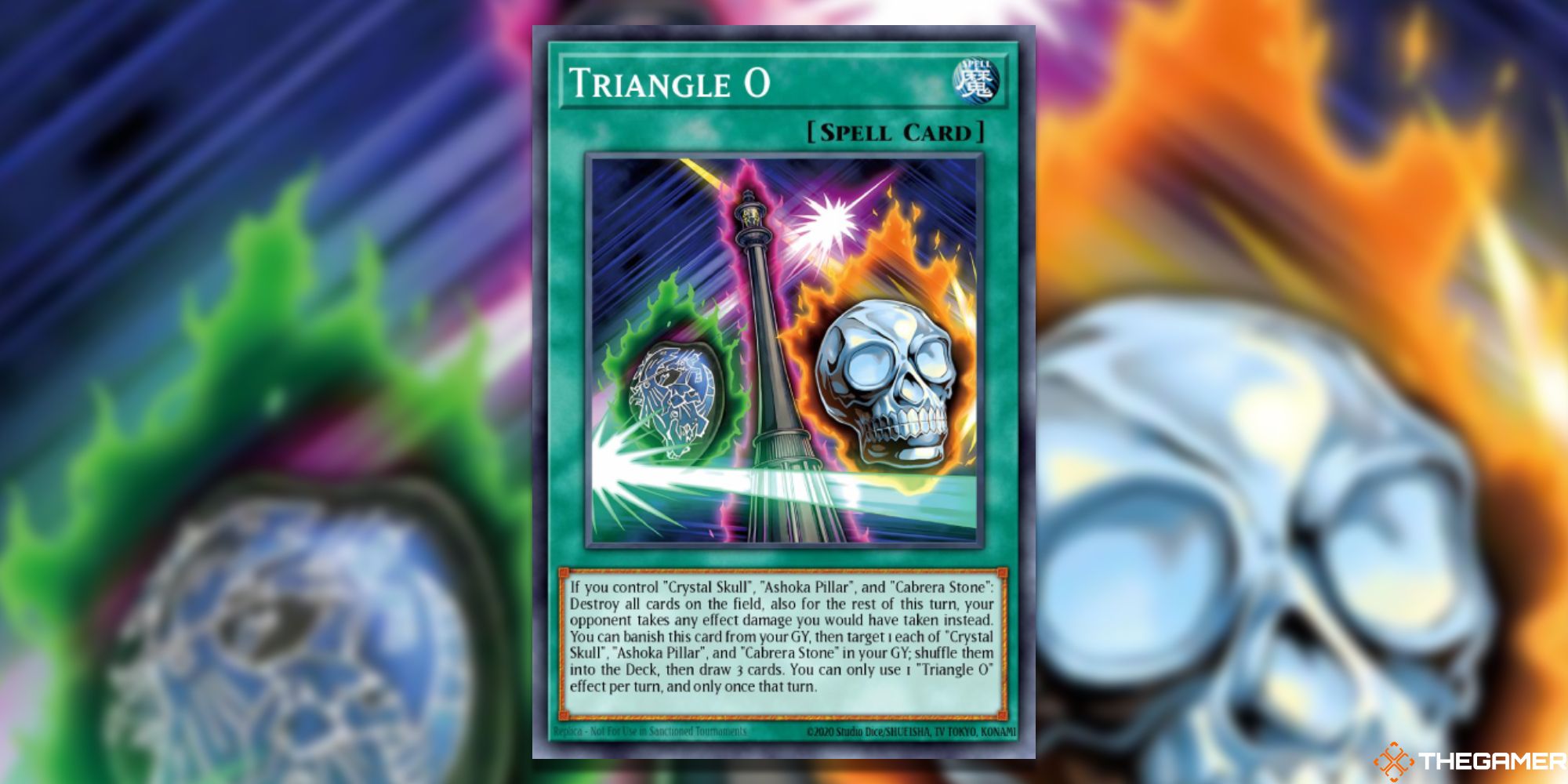 Triangle O Yu-Gi-Oh! Card Art 