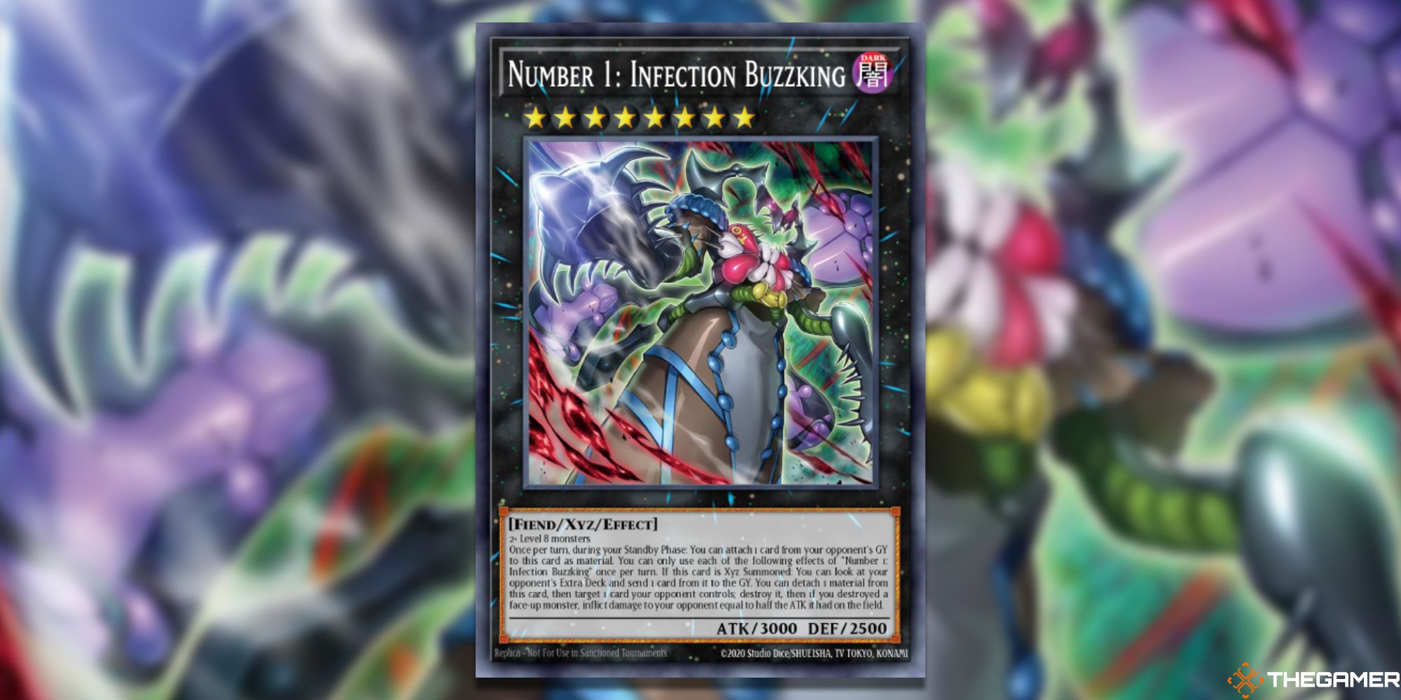 Number 1 Infection Buzzking Yu-Gi-Oh! Card Art