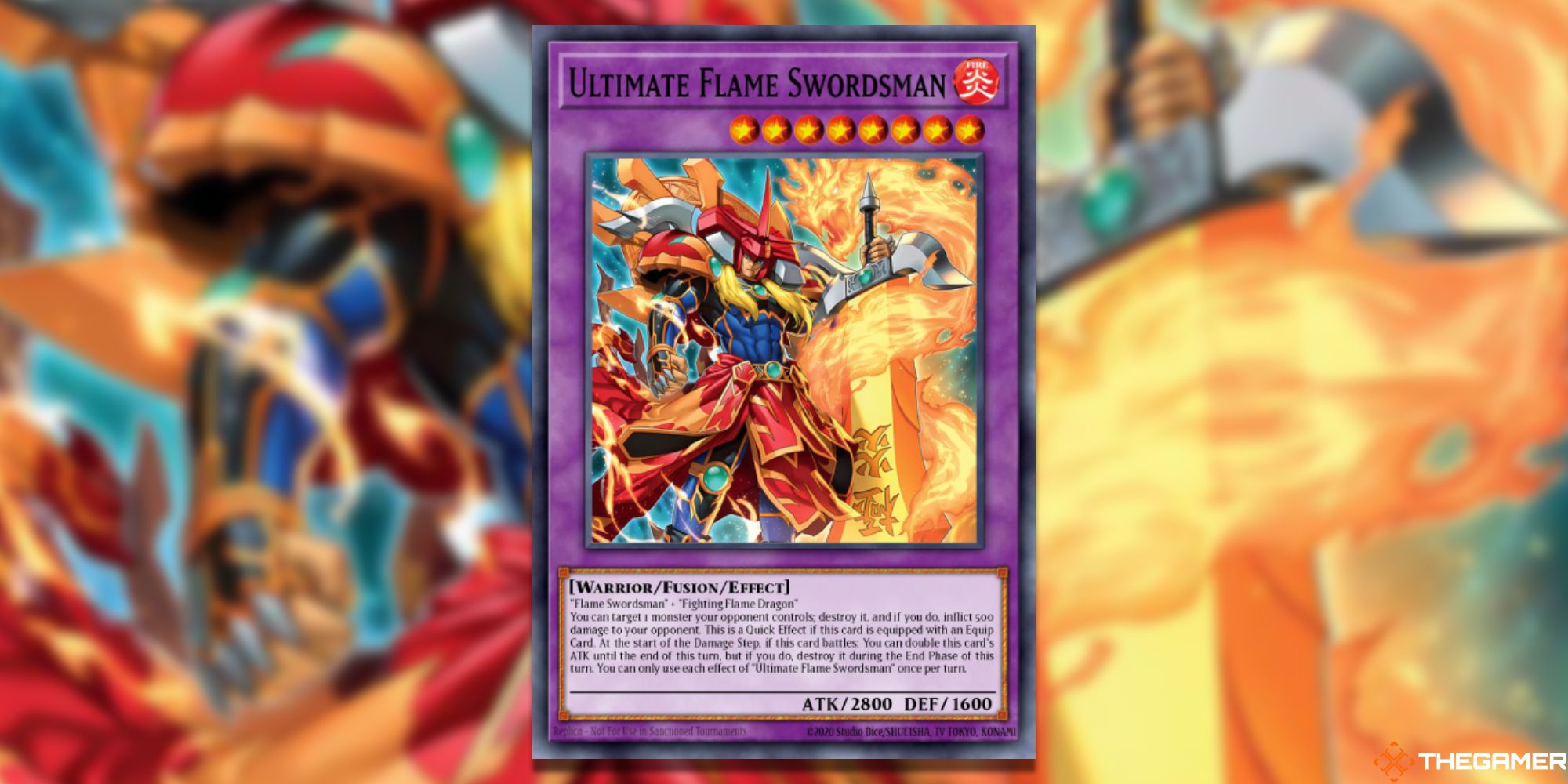 Ultimate Flame Swordsman Yu-Gi-Oh! Card Art