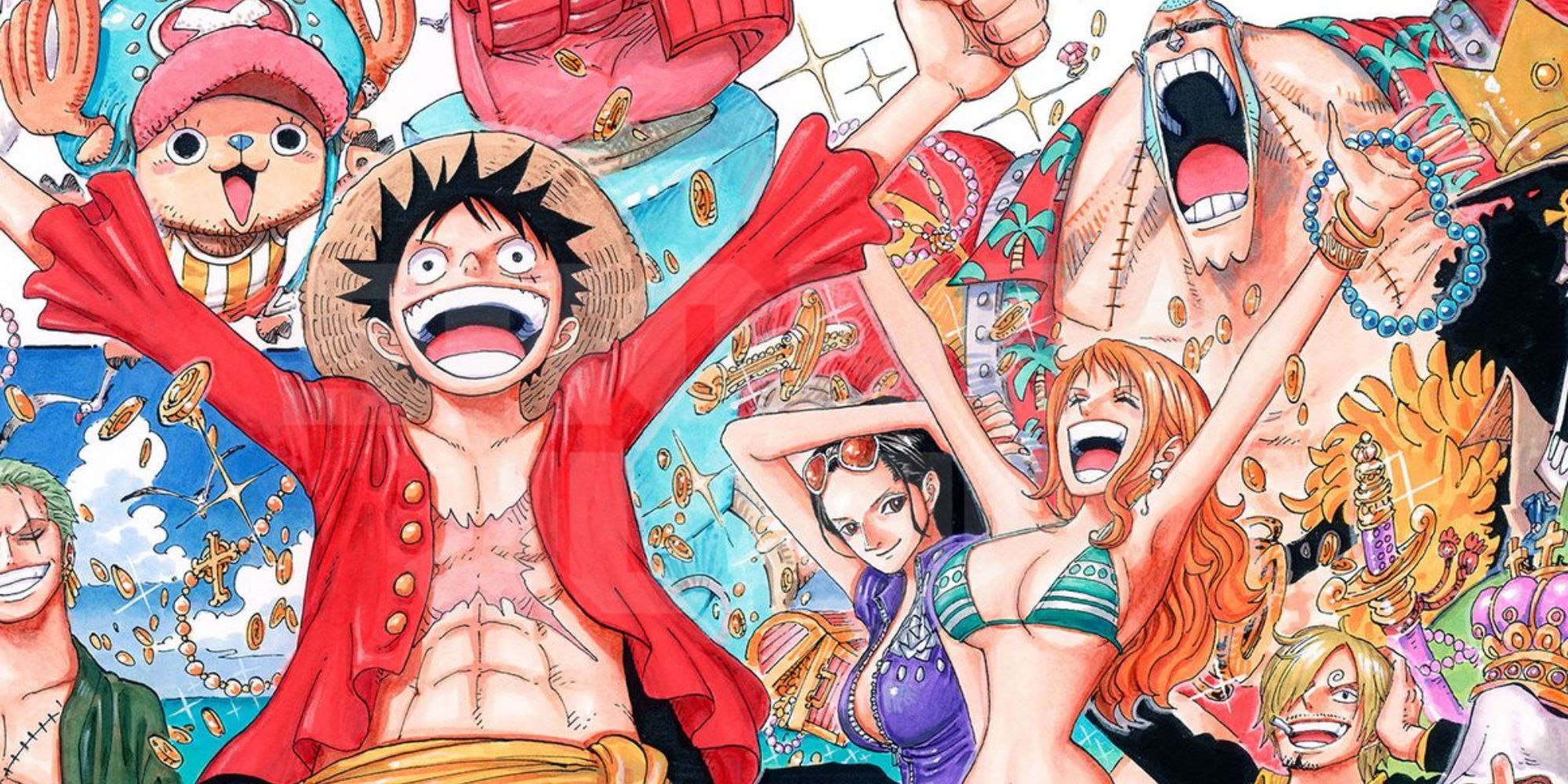 The Straw Hat crew in One Piece.