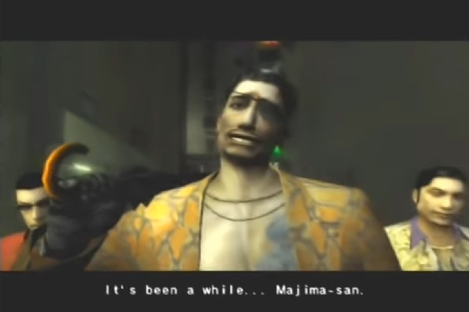 Majima's character model from the original version of Yakuza.