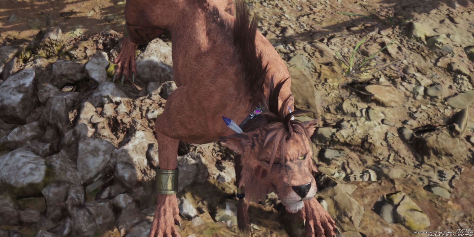 Red XIII in Final Fantasy 7 Rebirth.