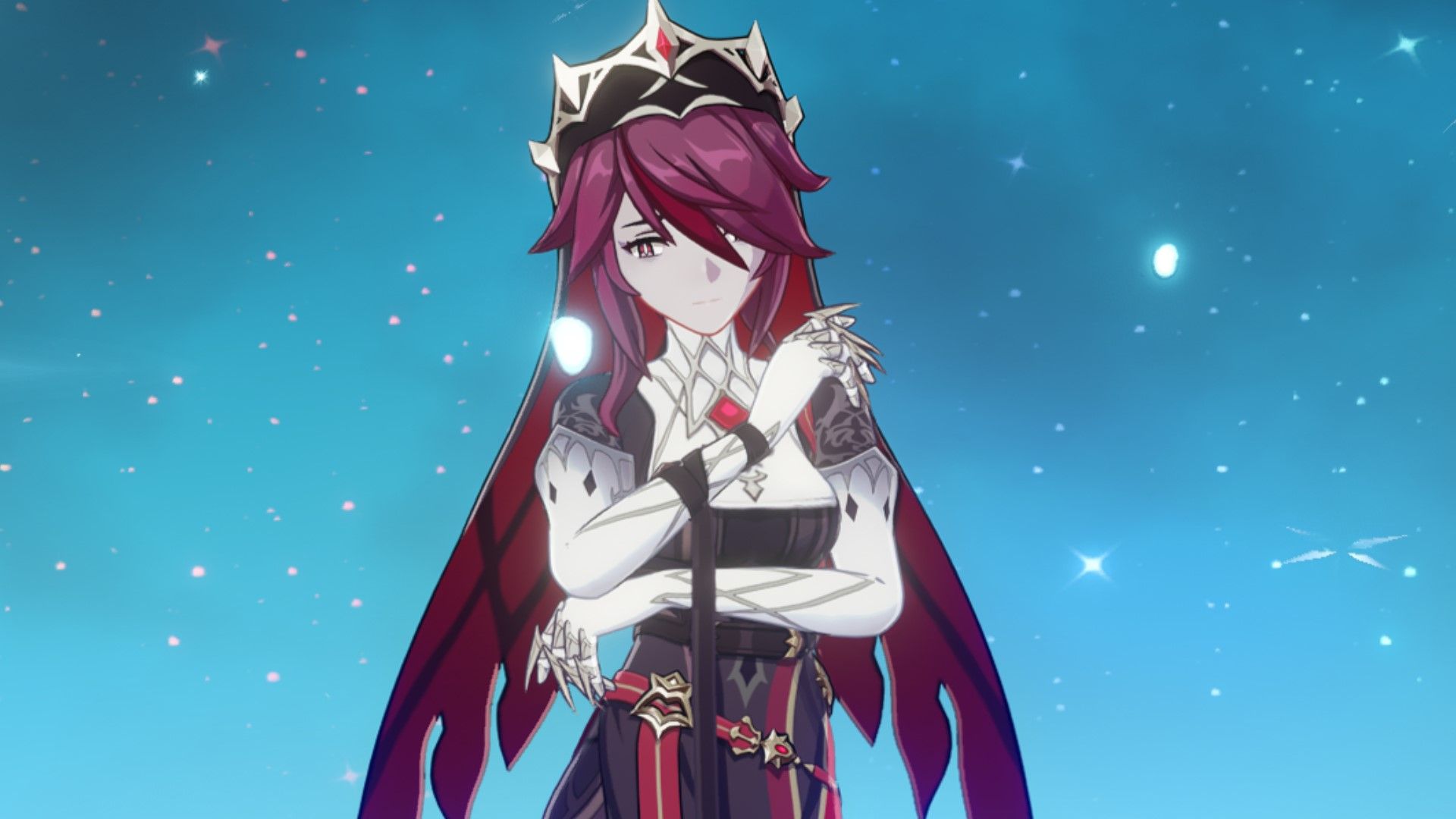 Genshin Impact&rsquo;s Rosaria ponder something