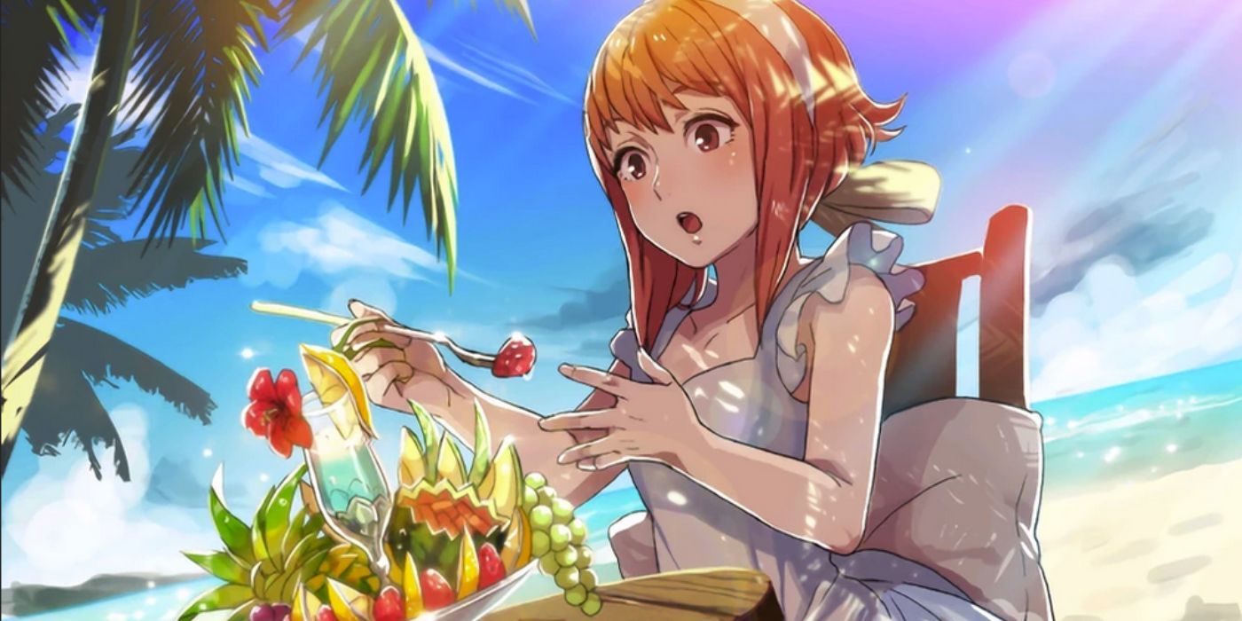 Featured art of Sakura for Fire Emblem Fates beach DLC.