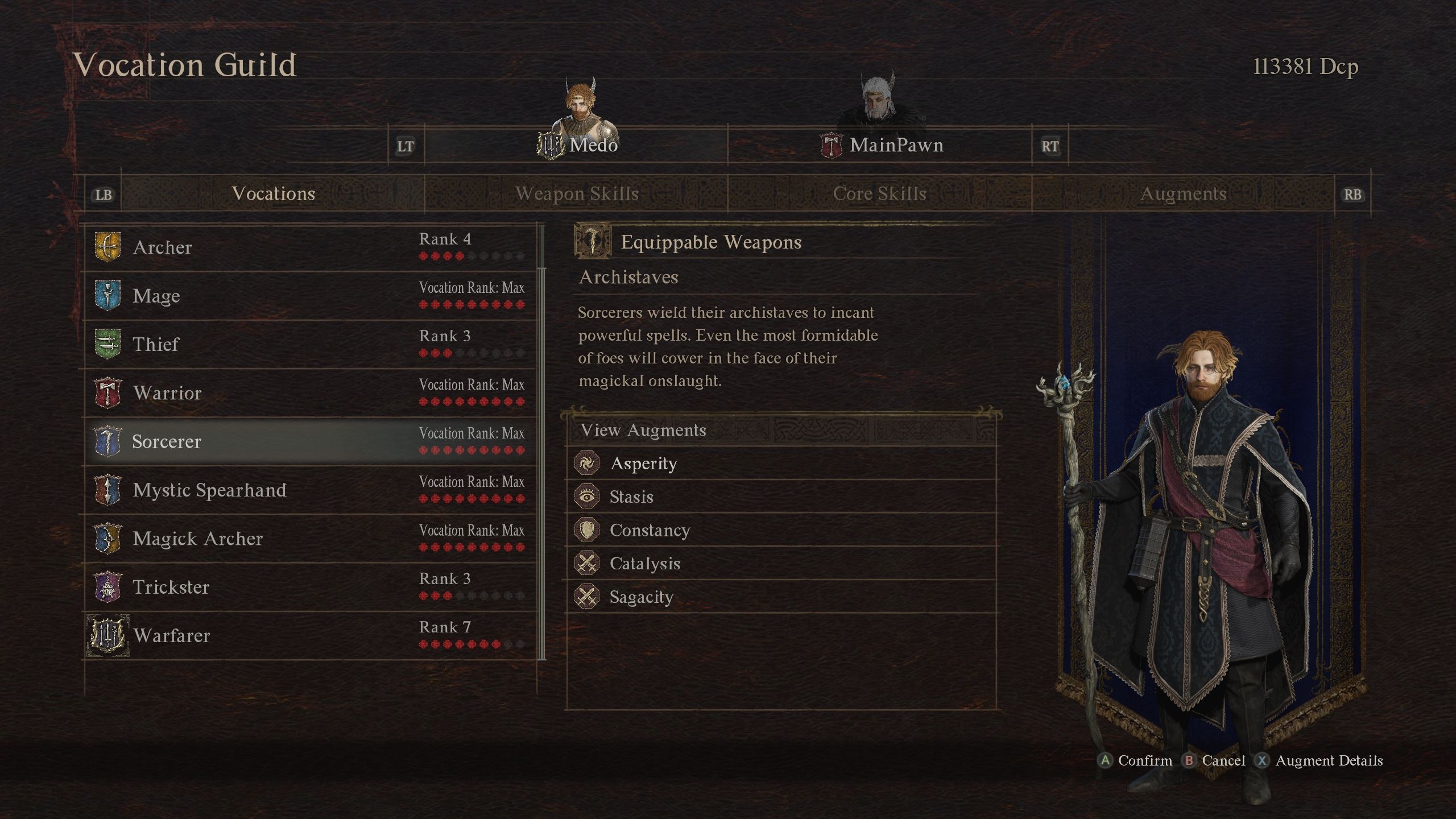 Sorcerer Augments - Dragon&rsquo;s Dogma 2