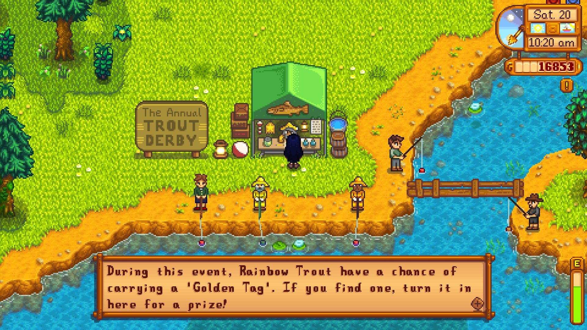 How To Complete The Trout Derby In Stardew Valley