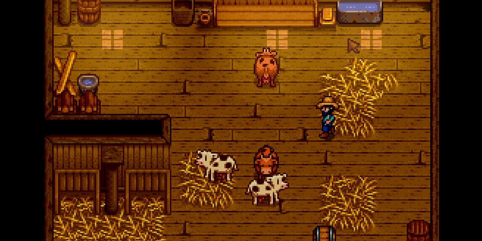Stardew Valley In The Barn With The Cows