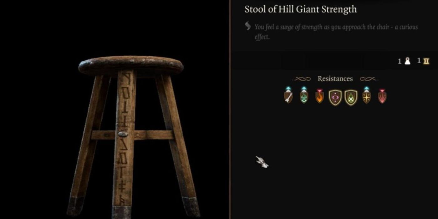 Stool of Hill Giant Strength