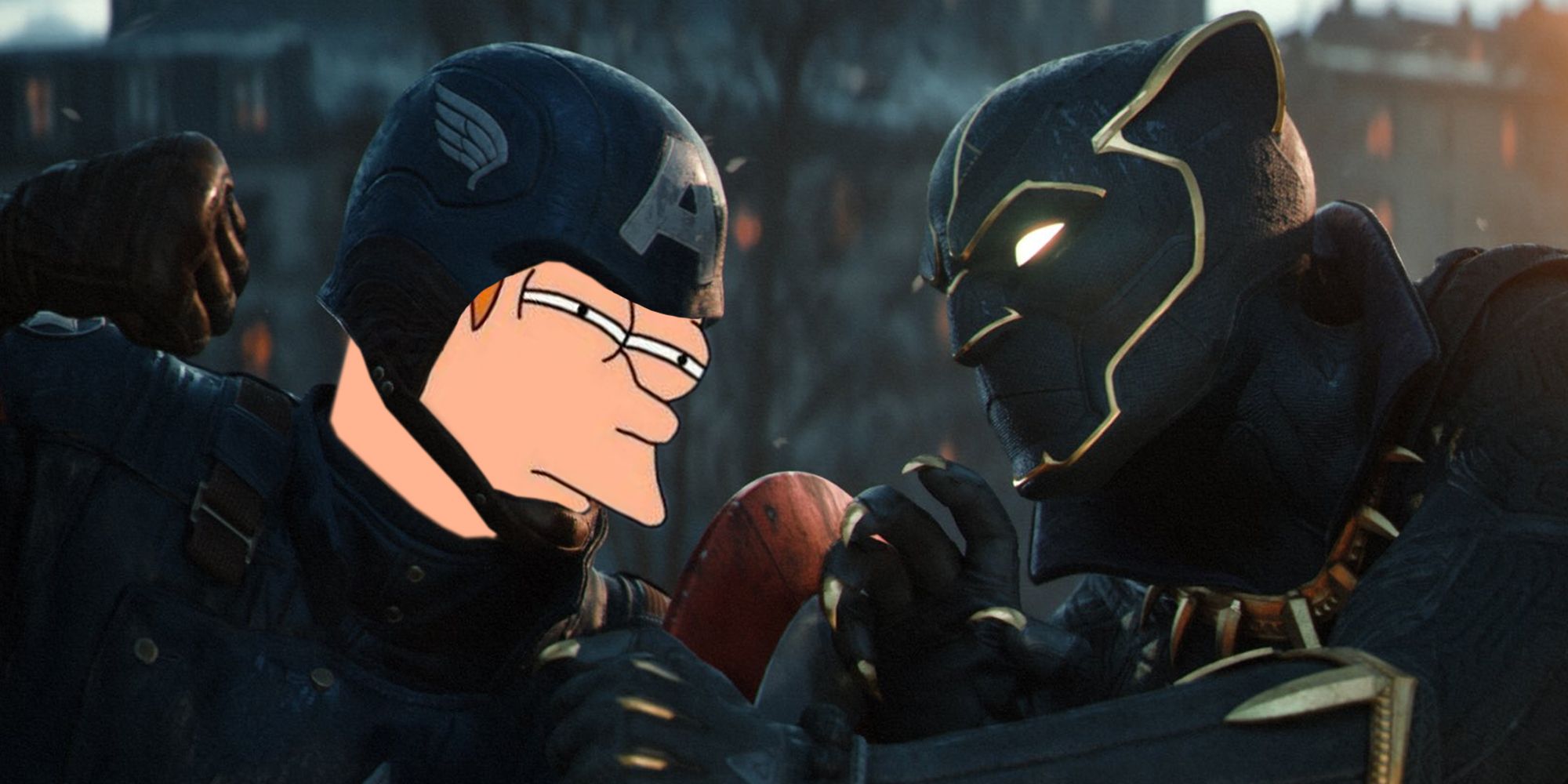 Suspicious Fry and Black Panther