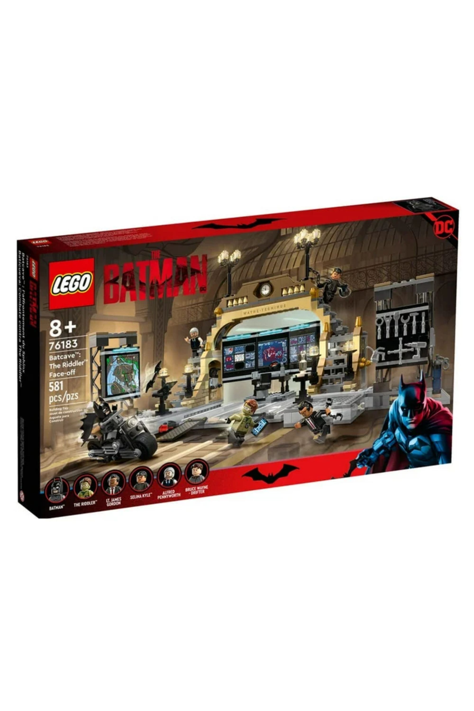 بهترین مجموعه لگوهای بتمن در سال 2024 4 تصویر محصول مجموعه لگو Face-Off The Batman Batcave Riddler