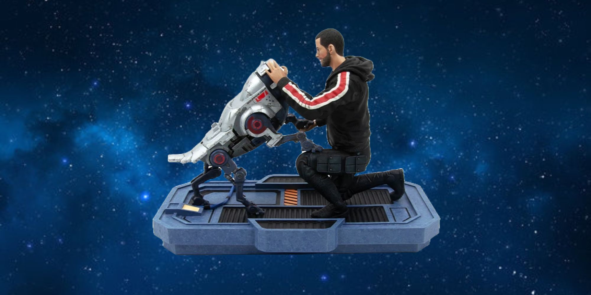 Mass Effect's Limited Edition Shepard And KEI-9 Statue Now Available For Collectors