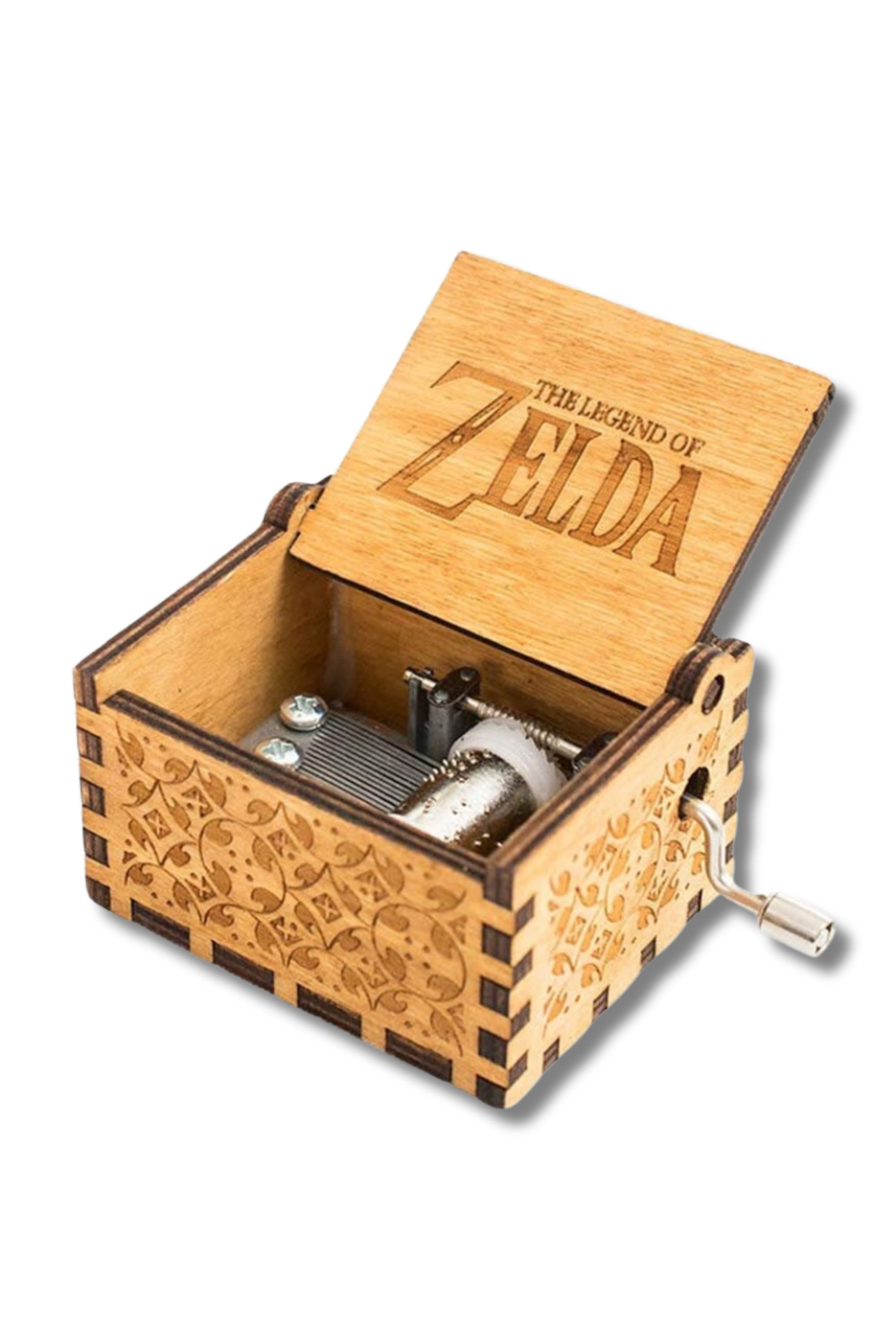 The Legend of Zelda Engraved Wooden Music Box