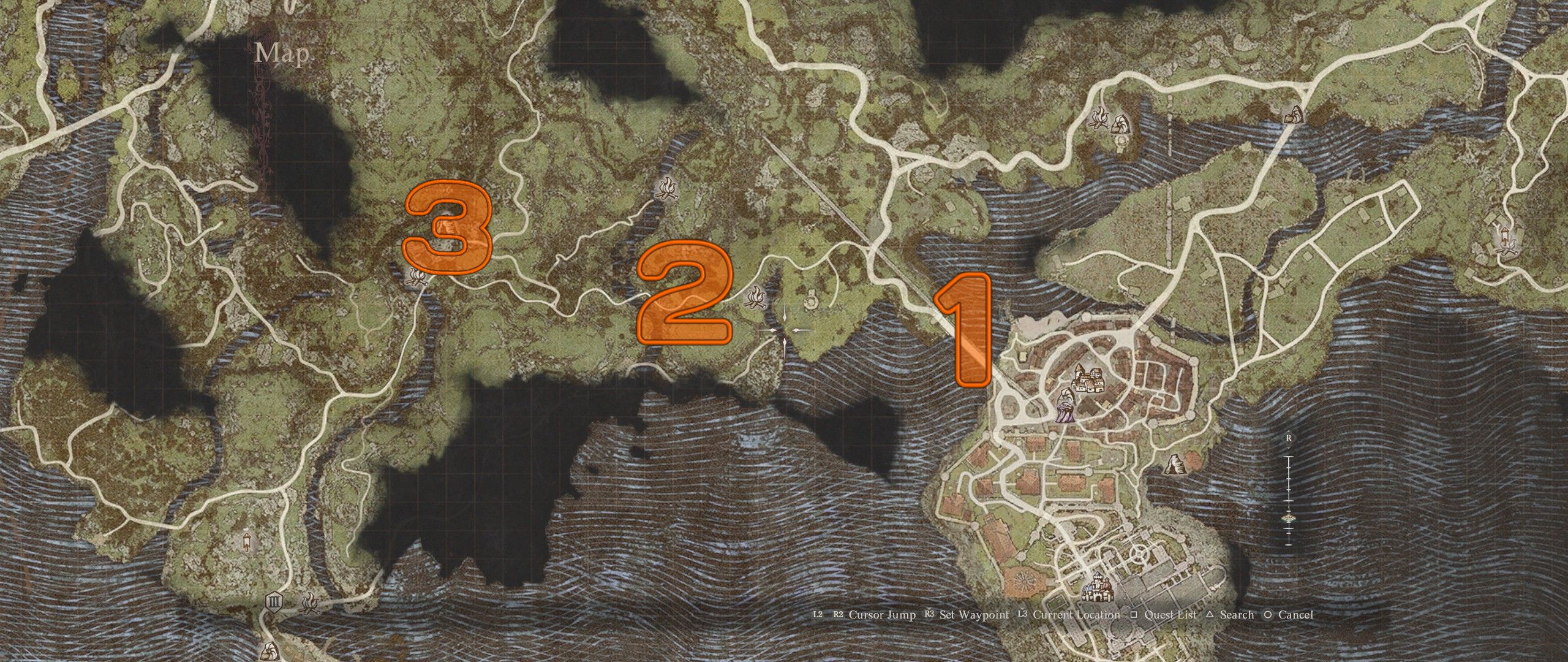 The route from Vernworth to Trevo Mine in Dragon&rsquo;s Dogma 2