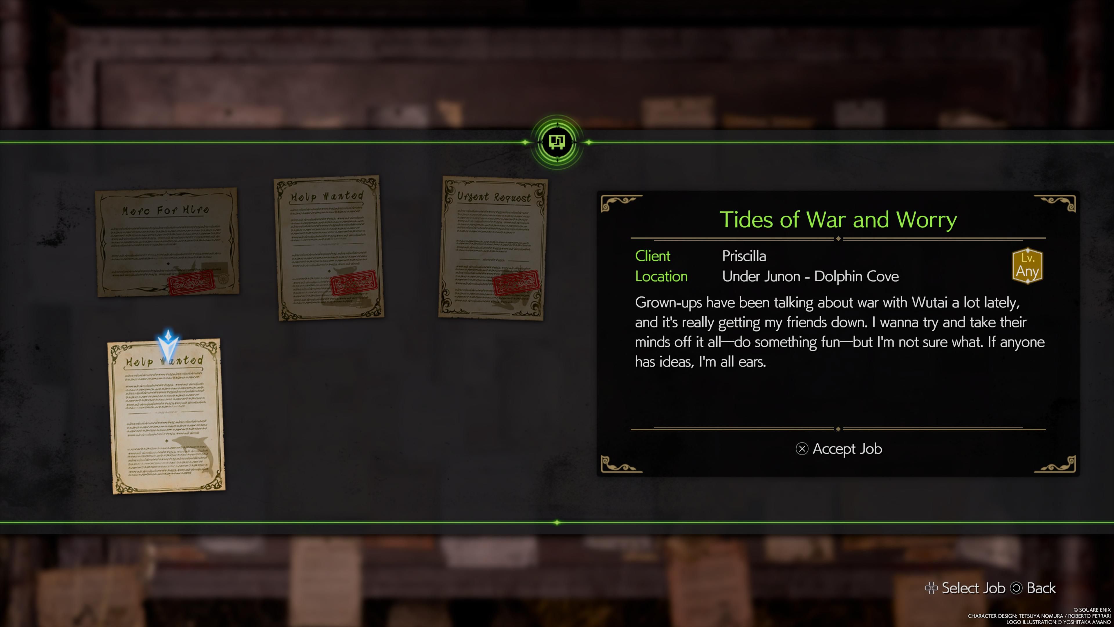 Tides Of War And Worry mission - FF7 Rebirth