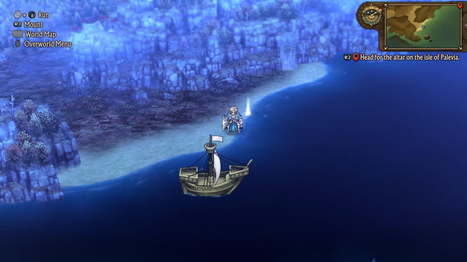 Unicorn Overlord, The beach where you arrive in Albion from Elheim