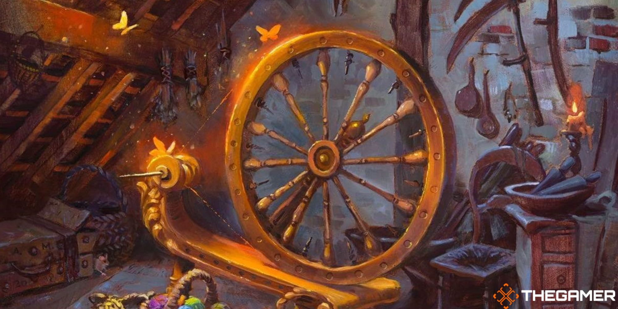 Magic: The Gathering art for Spinning Wheel by Aaron Miller