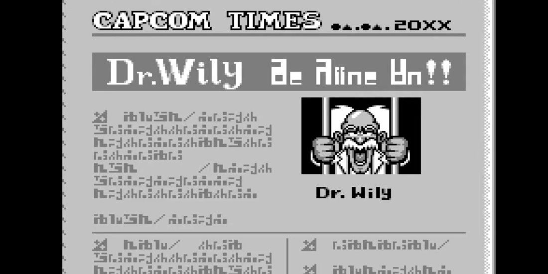 Wily finally behind bars in Mega Man 6