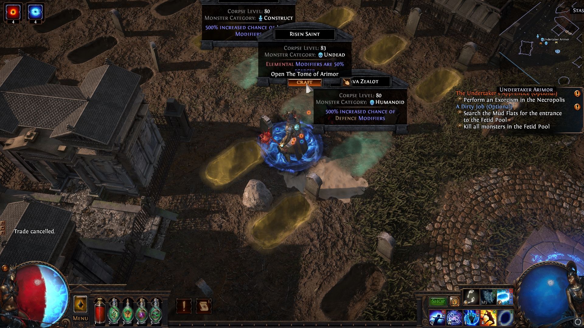 Crafting items in Necropolis Path of Exile