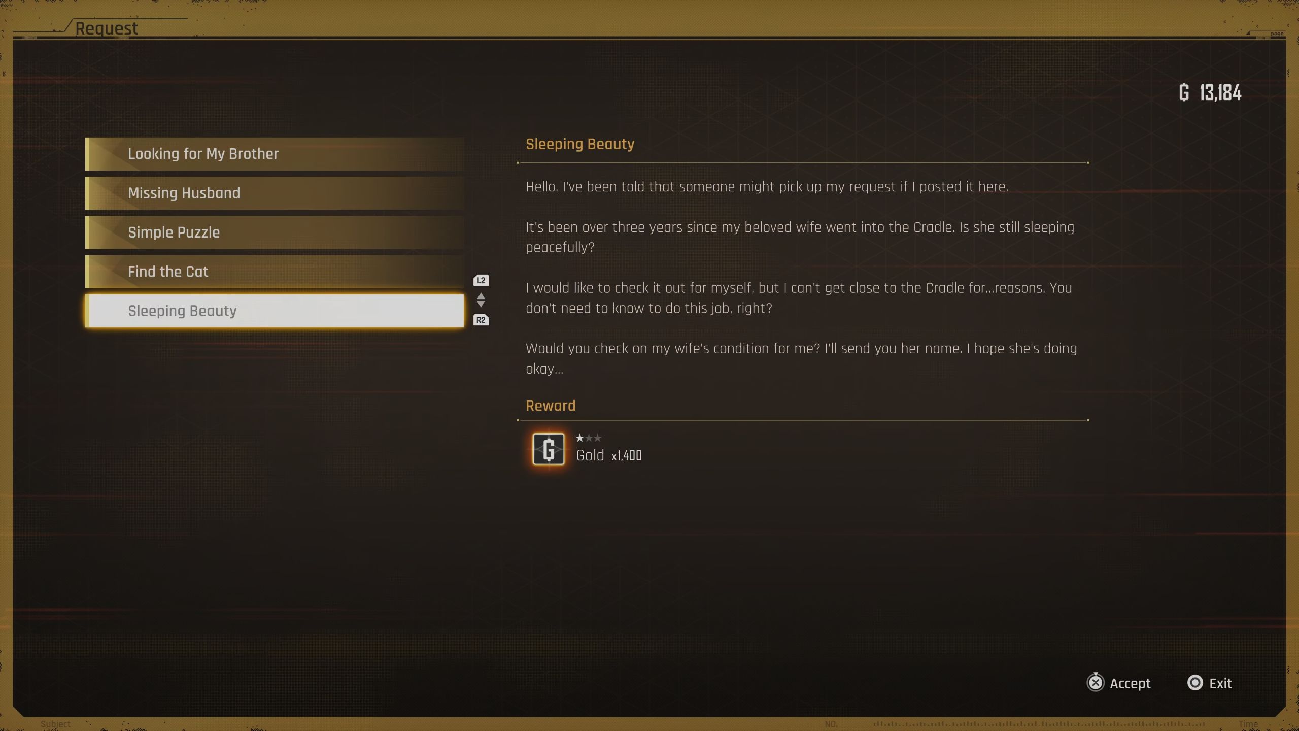 Bulletin Board with side quests - Stellar Blade