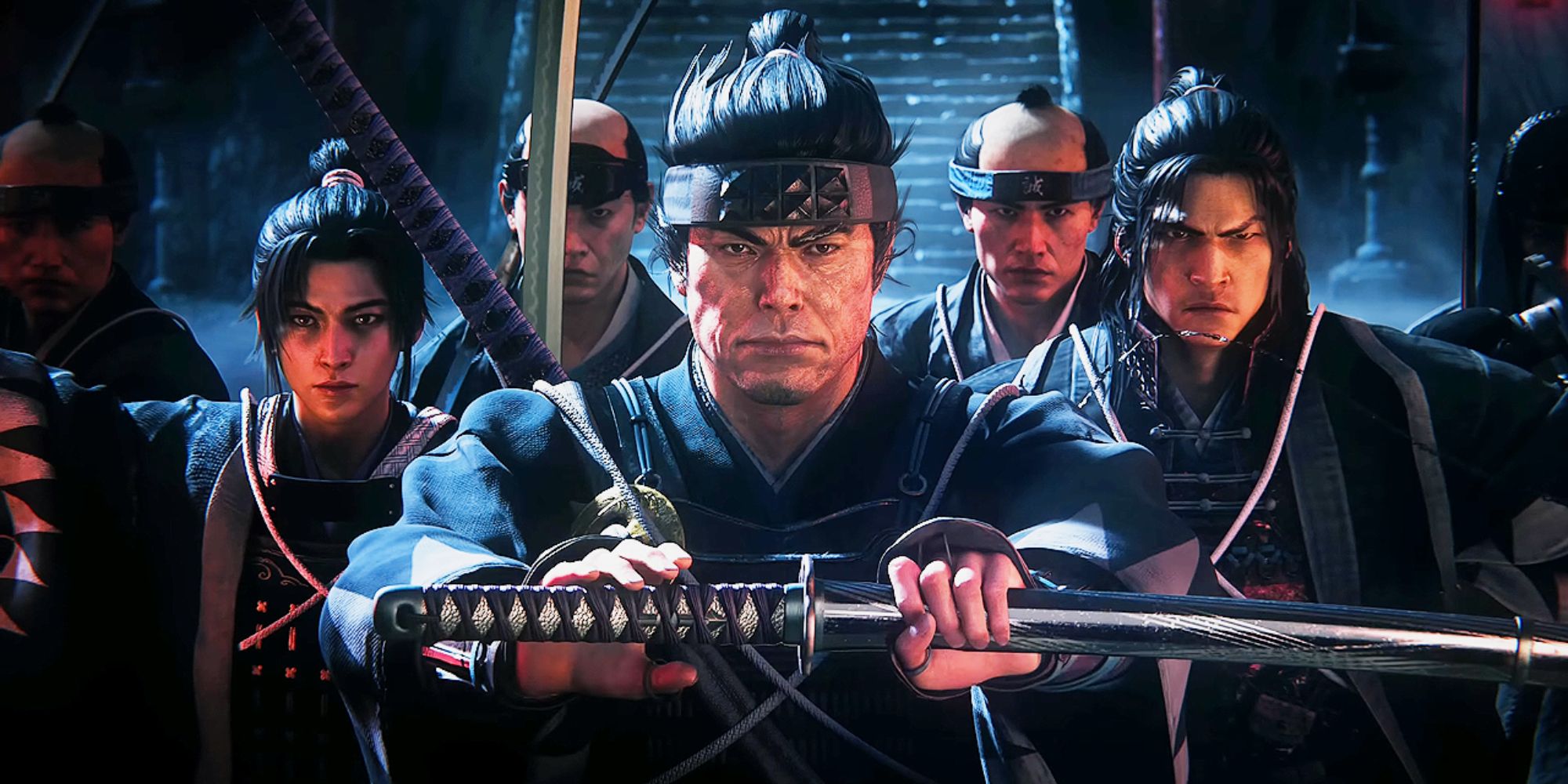 Character wielding sword in Rise of the Ronin