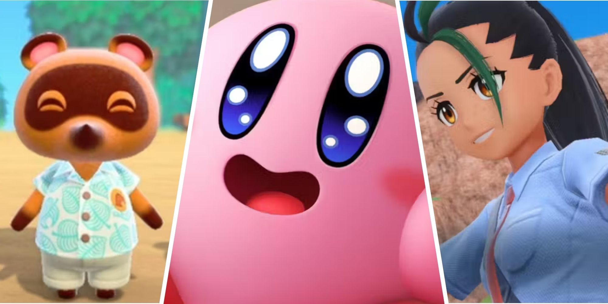 Tom Nook, Kirby and Nimona as the nicest characters in gaming