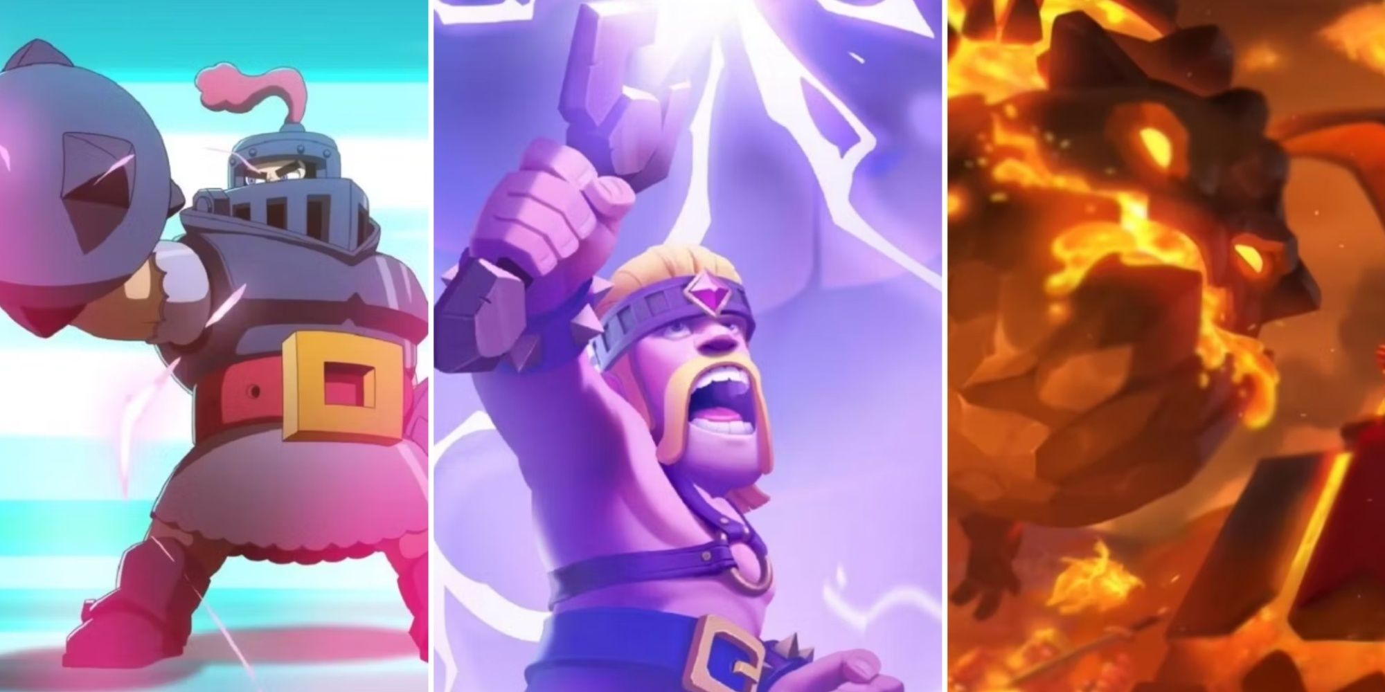 Cover Image For 8 Cards To Upgrade First In Clash Royale With Megaknight, Barbarian, And LavaHound Art
