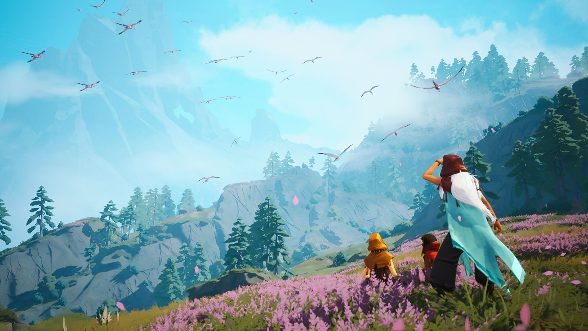 A look at the sprawling fields and beautiful art direction of Everwild.