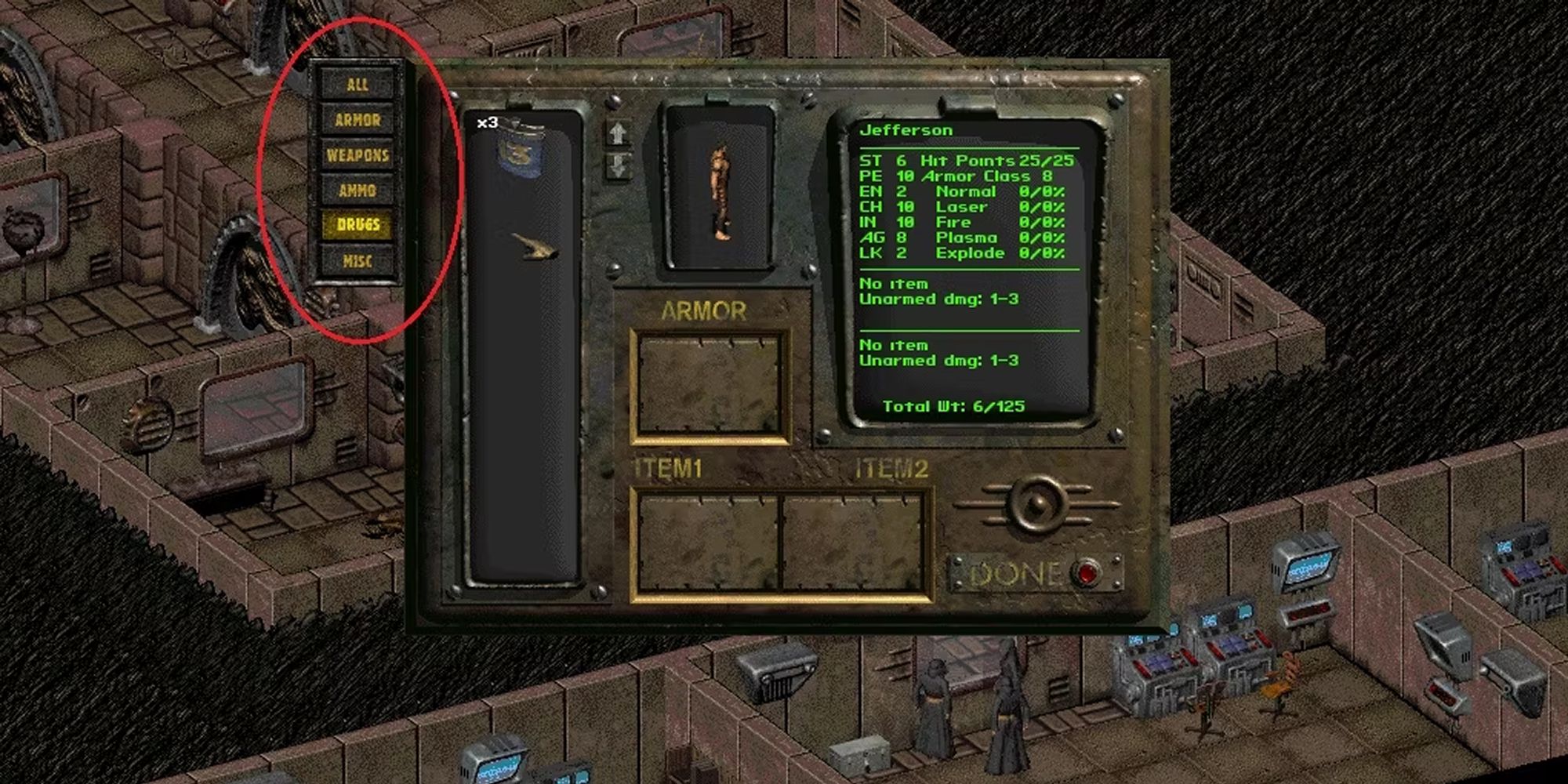Fallout 2 Mods Starting Inventory Pulling Up The Character Screen