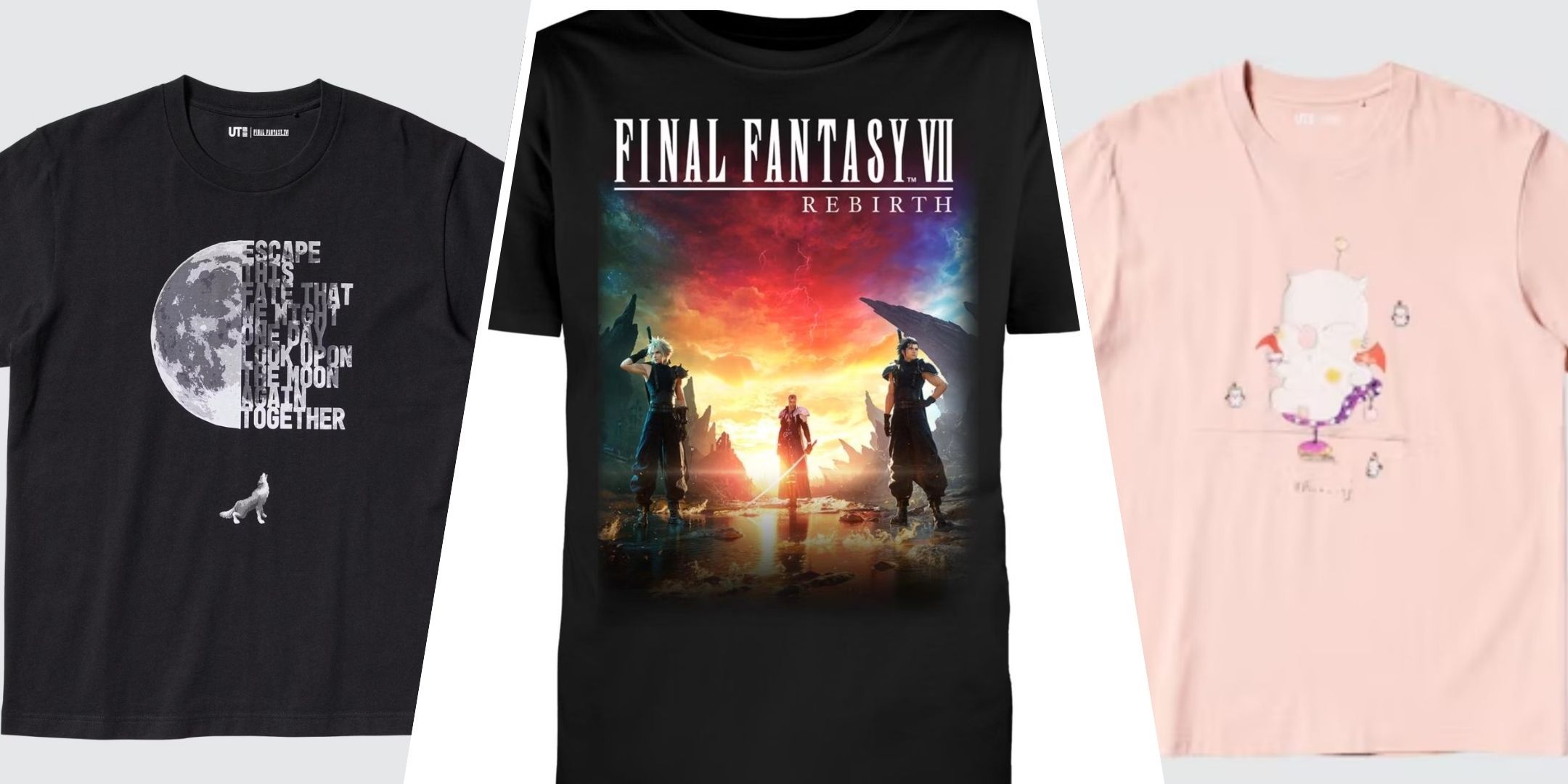 Final Fantasy T-shirts Rebirth Moogle Moon