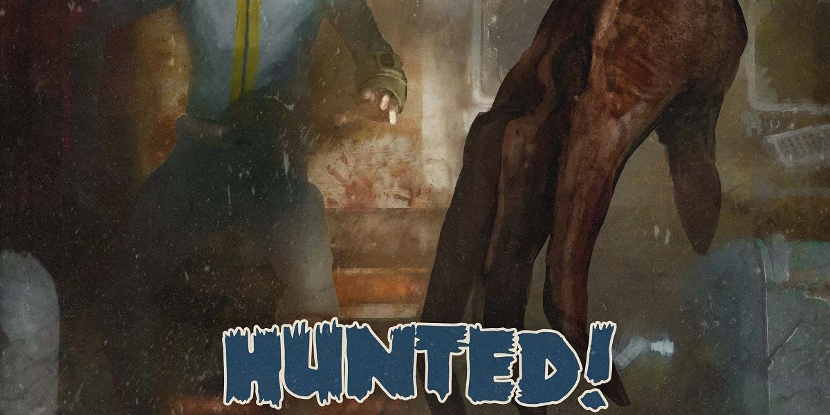 The cover of the Hunted scenario for the Fallout RPG