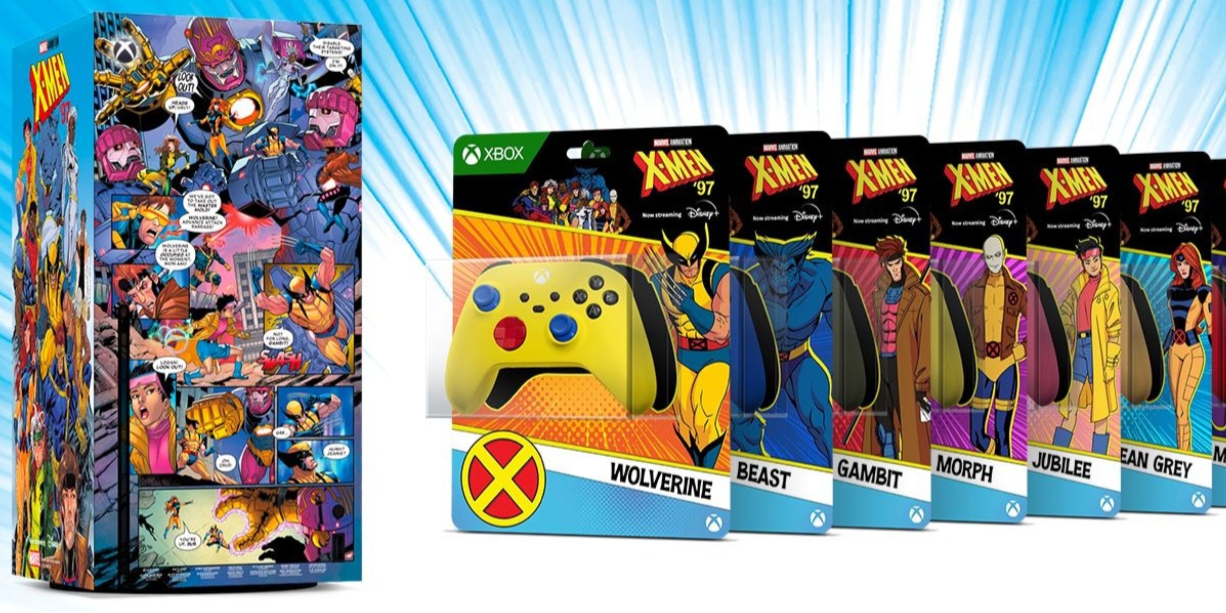 x-men '97 xbox series x and matching controllers