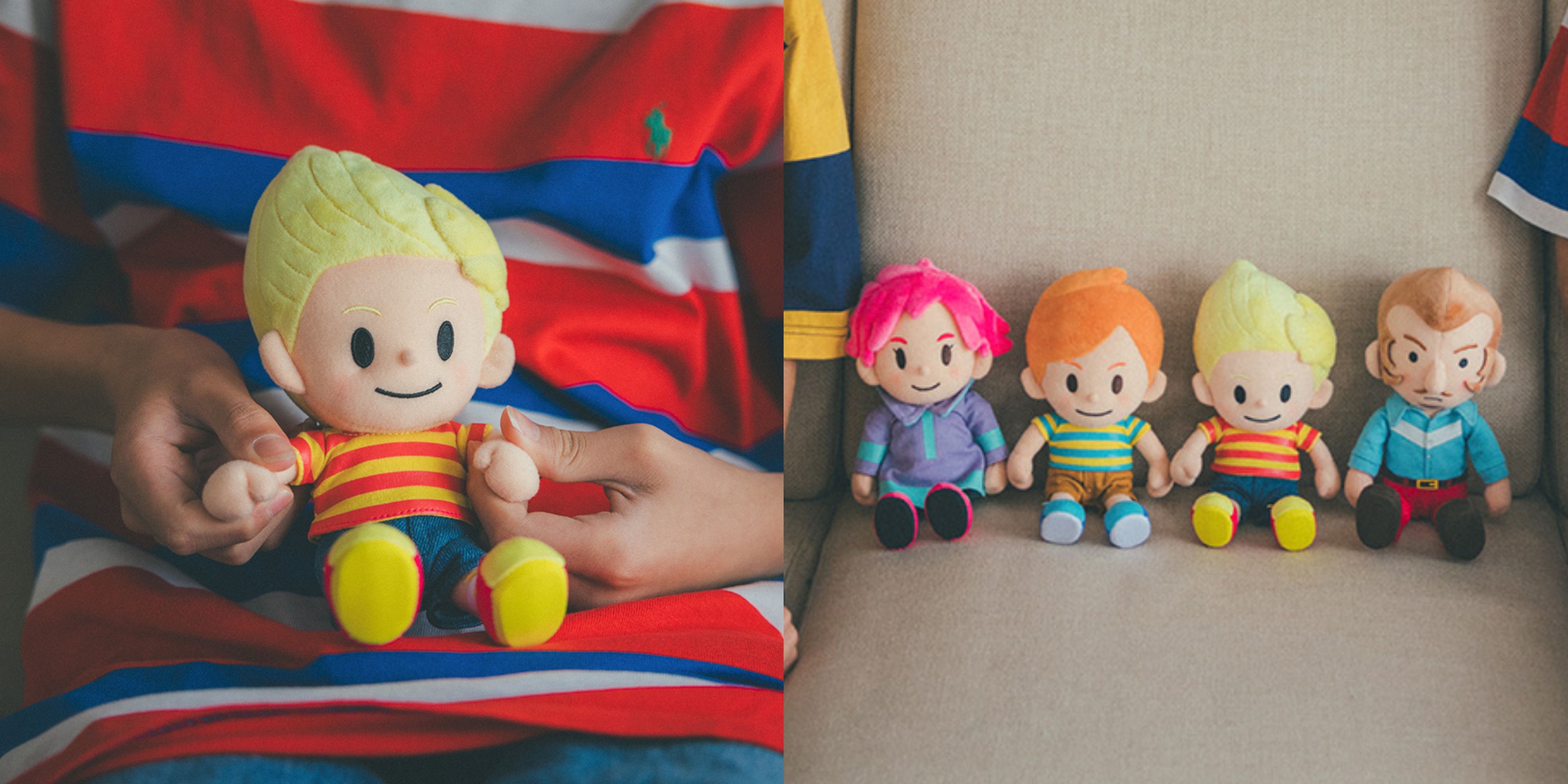 lucas plush, and the mother 3 plush set