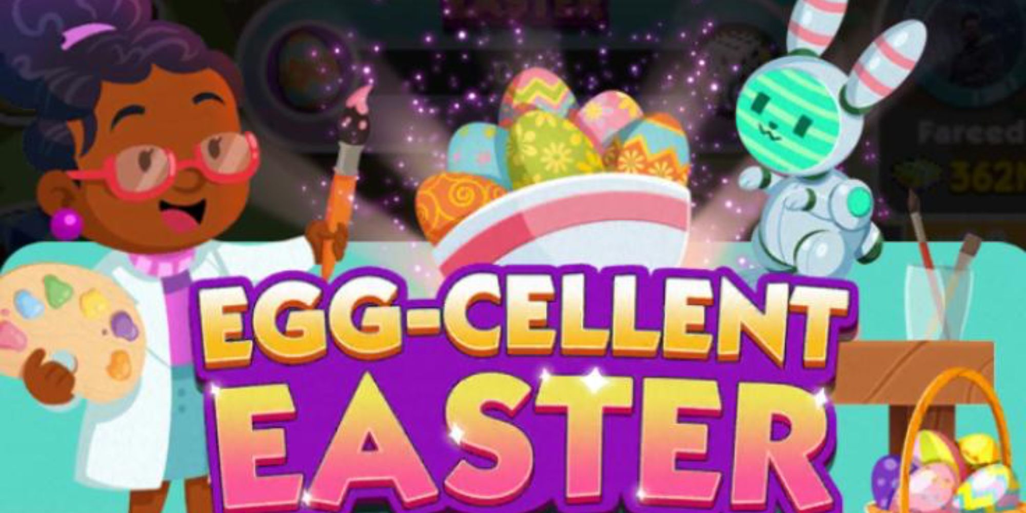 Monopoly Go Egg-Cellent Easter Solo event banner