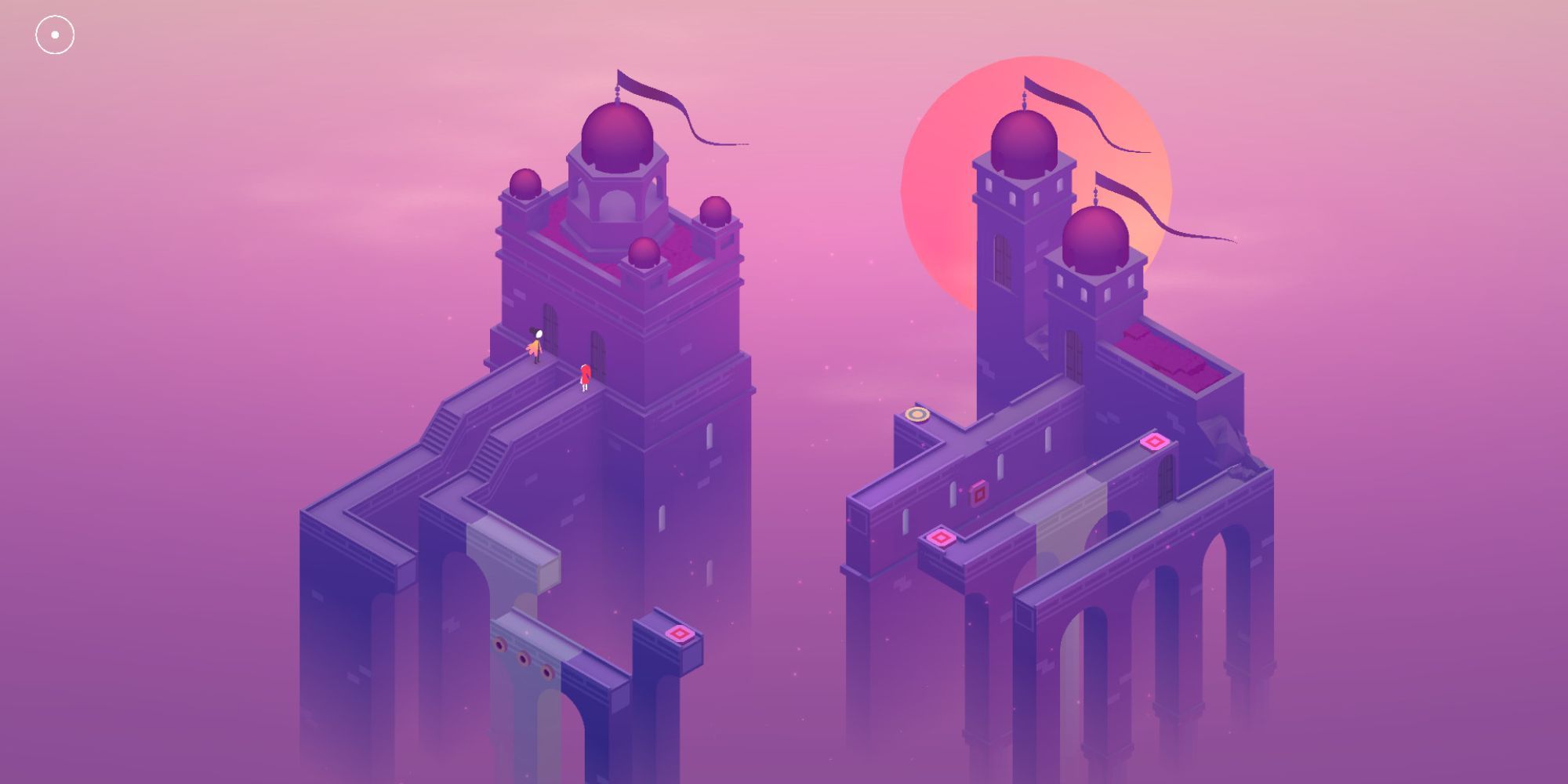 A screenshot from monument valley 2 game