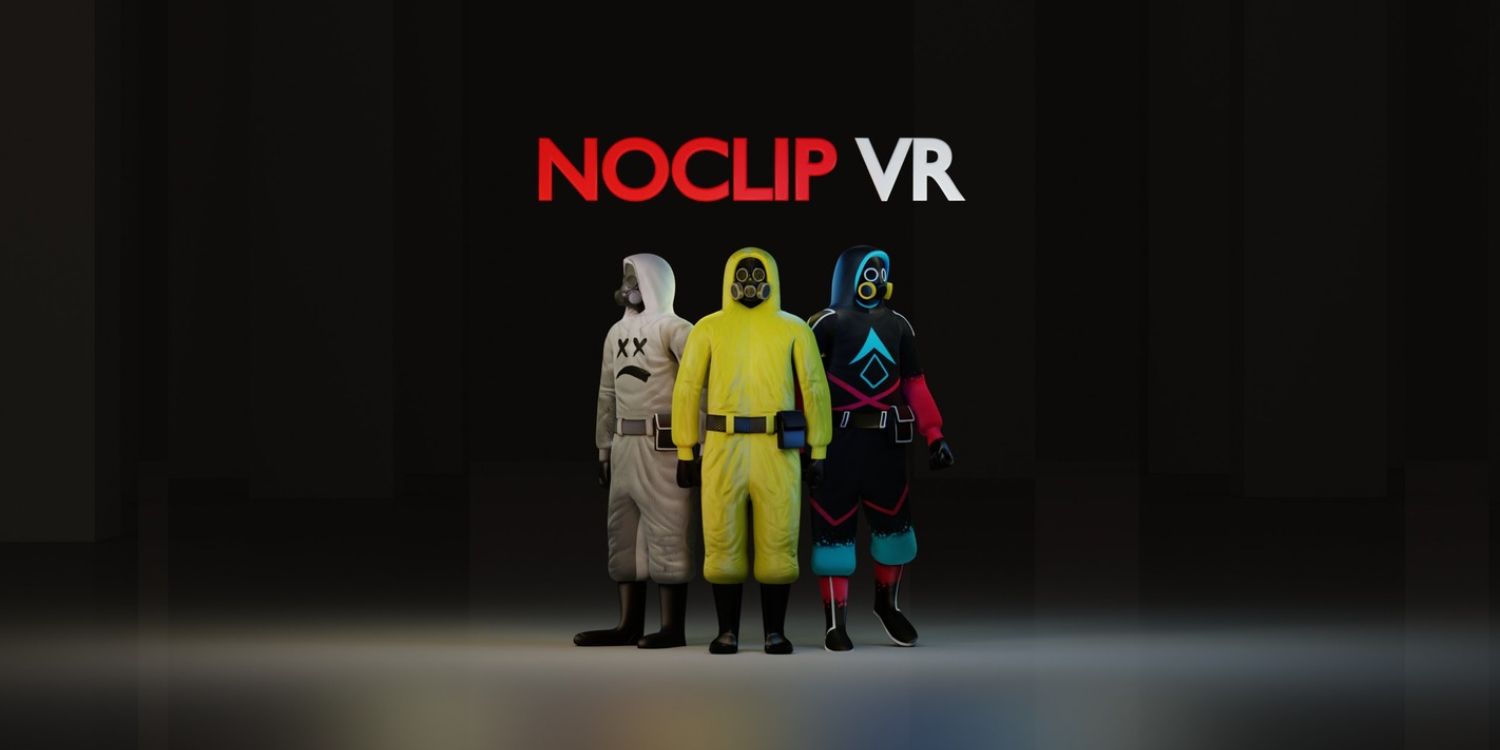 noclip VR promo art of people in hazmat suits