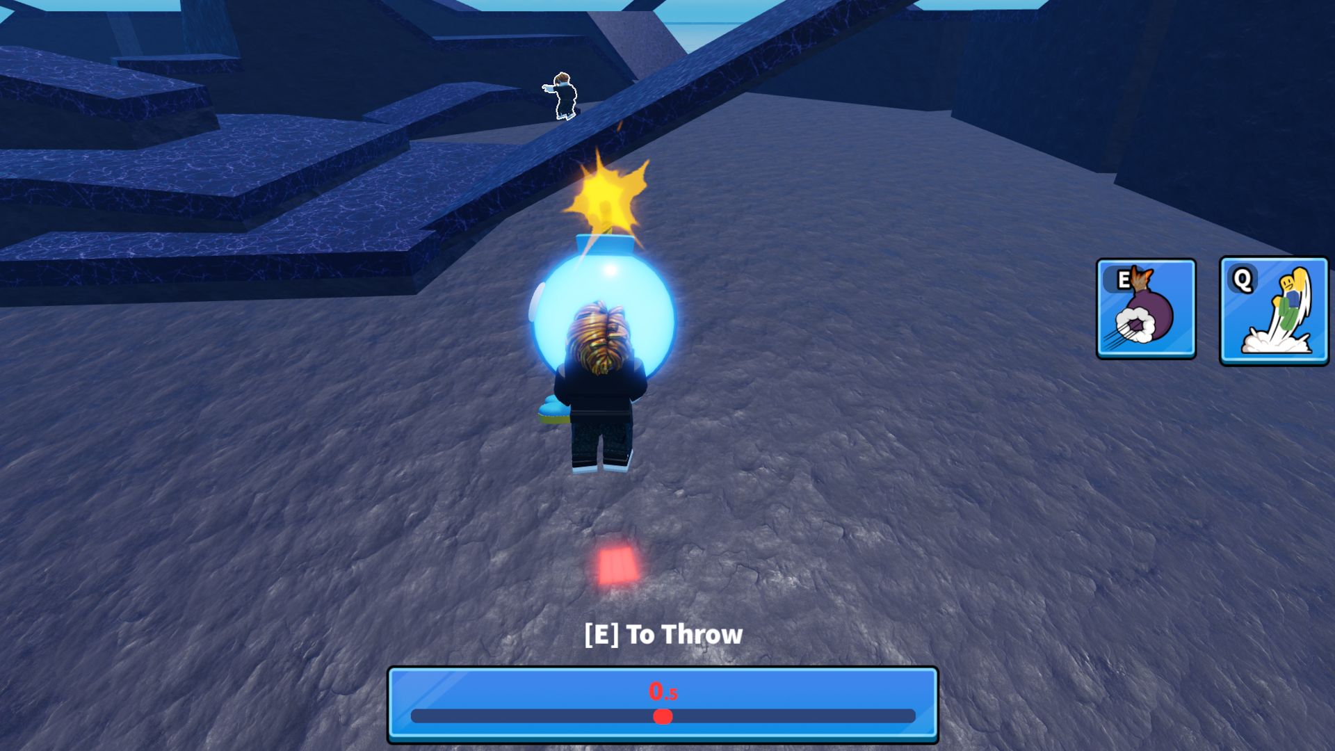 Roblox Bomb Tag, Holding the bomb